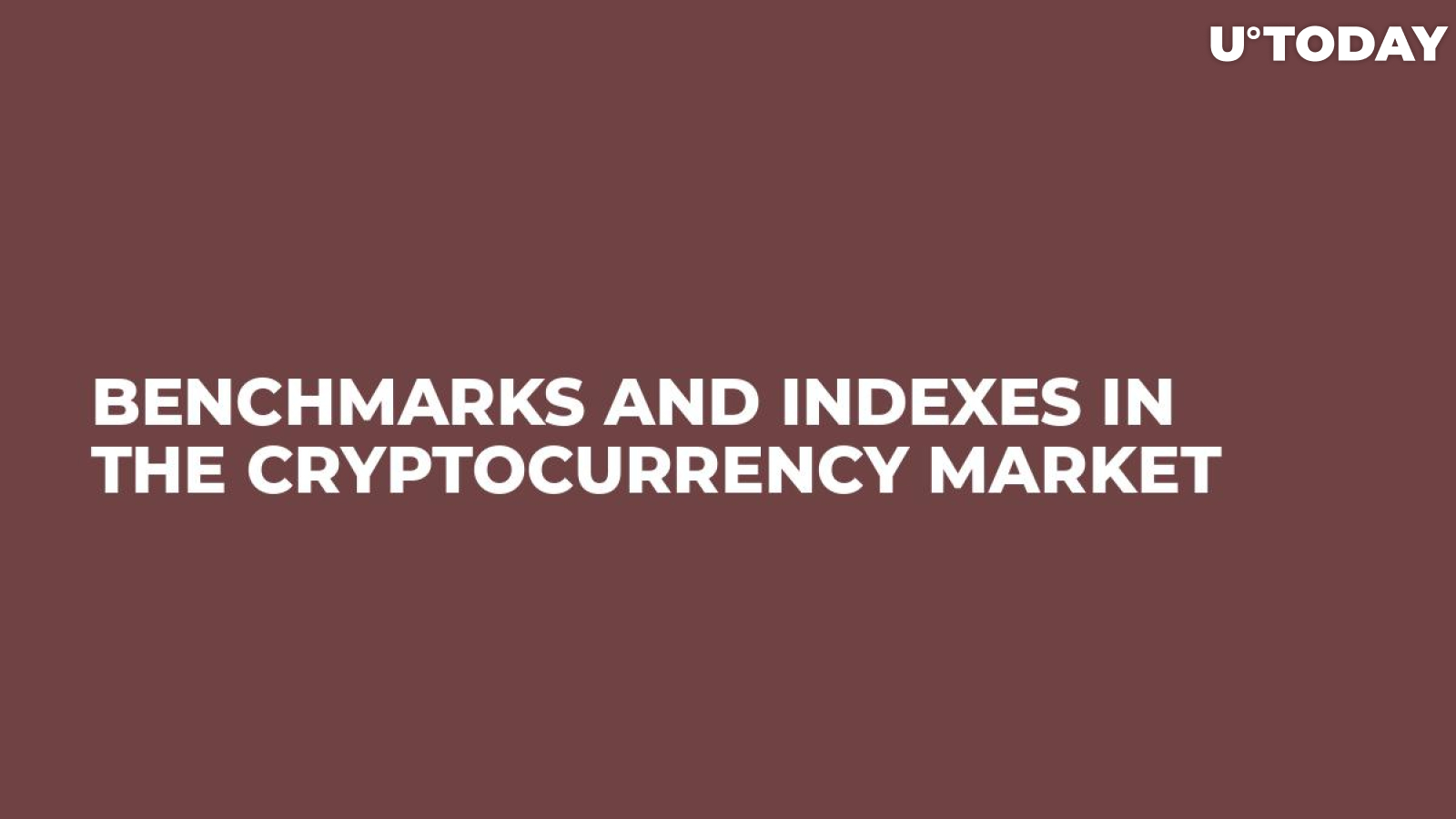 Benchmarks and Indexes in the Cryptocurrency Market