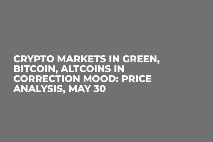 Crypto Markets in Green, Bitcoin, Altcoins in Correction Mood: Price Analysis, May 30