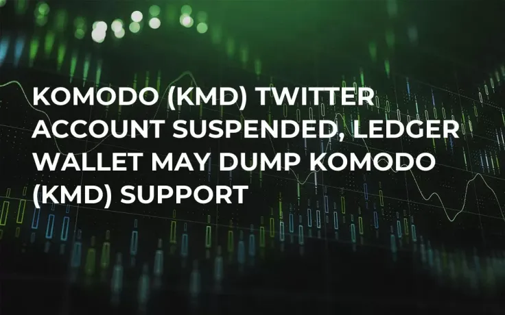 Komodo (KMD) Twitter Account Suspended, Ledger Wallet May Dump Komodo (KMD) Support