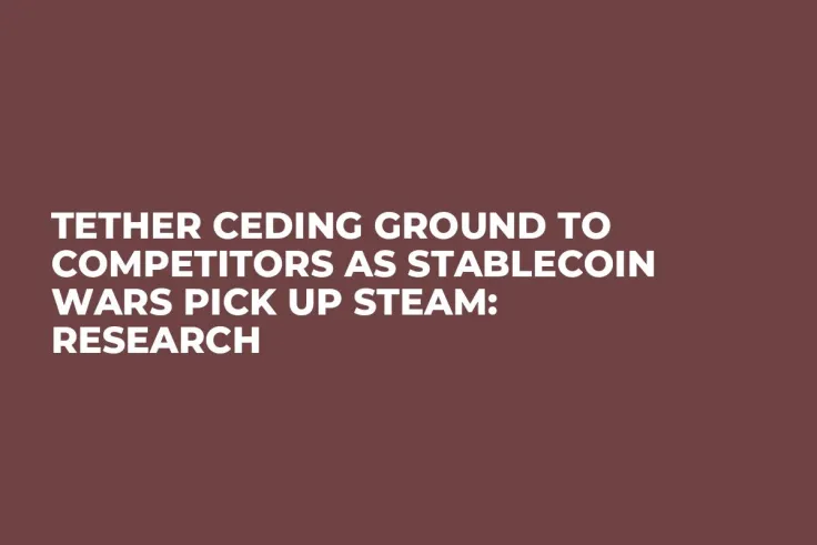 Tether Ceding Ground to Competitors as Stablecoin Wars Pick Up Steam: Research 