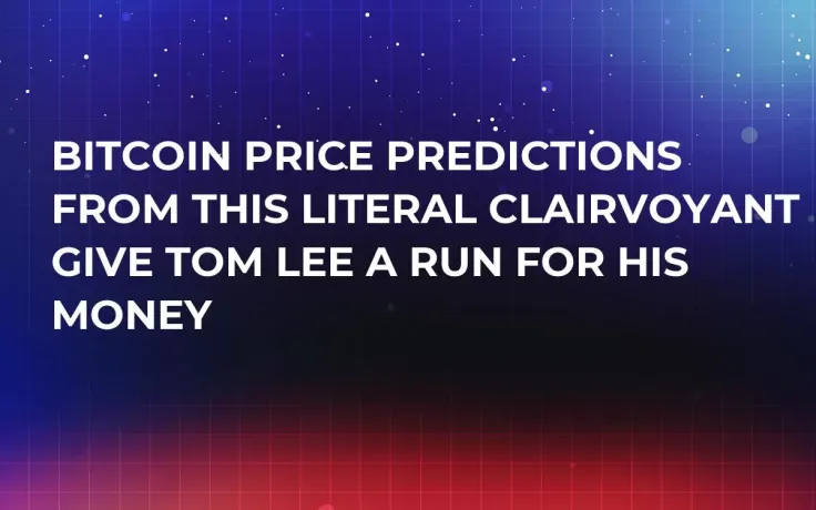 Bitcoin Price Predictions from This Literal Clairvoyant Give Tom Lee a Run for His Money