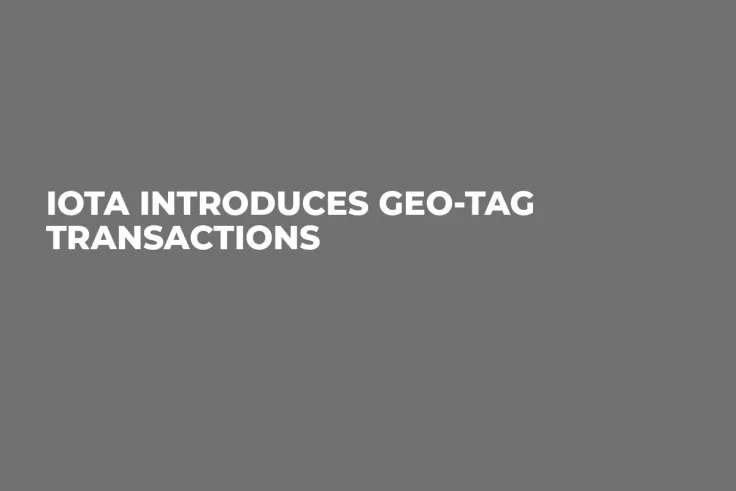 IOTA Introduces Geo-Tag Transactions