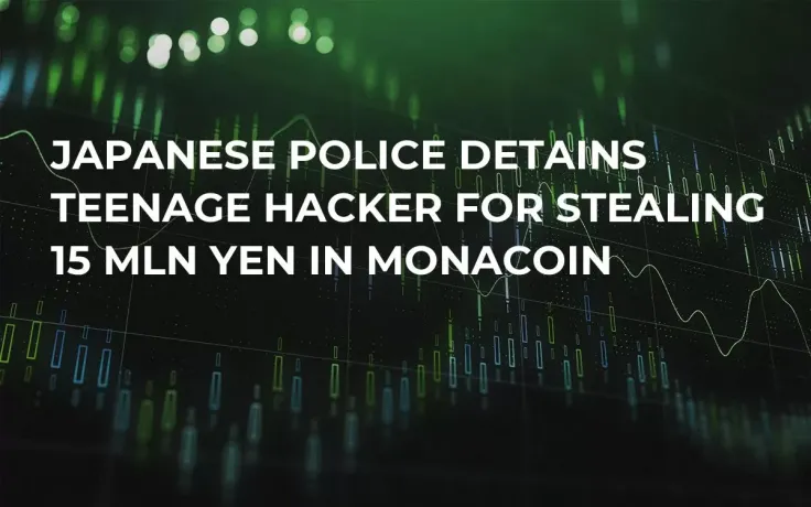 Japanese Police Detains Teenage Hacker for Stealing 15 Mln Yen in Monacoin