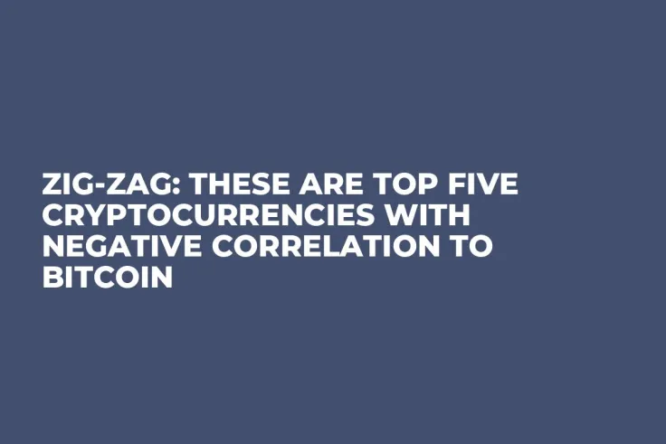 Zig-Zag: These Are Top Five Cryptocurrencies with Negative Correlation to Bitcoin
