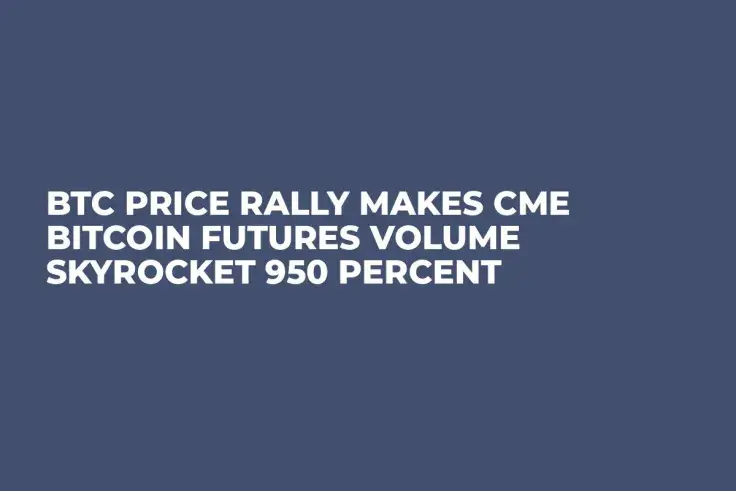 BTC Price Rally Makes CME Bitcoin Futures Volume Skyrocket 950 Percent