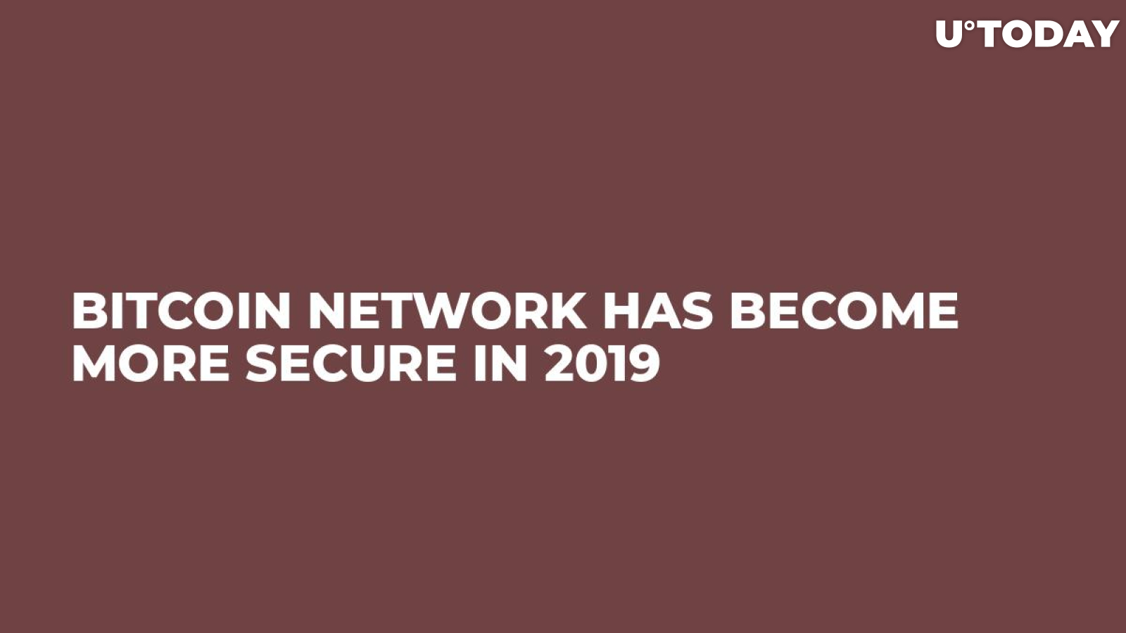 Bitcoin Network Has Become More Secure in 2019