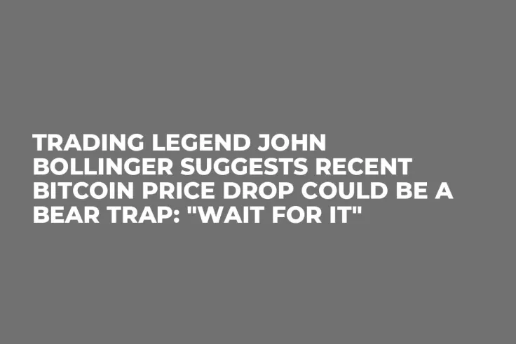 Trading Legend John Bollinger Suggests Recent Bitcoin Price Drop Could Be a Bear Trap: "Wait for It"