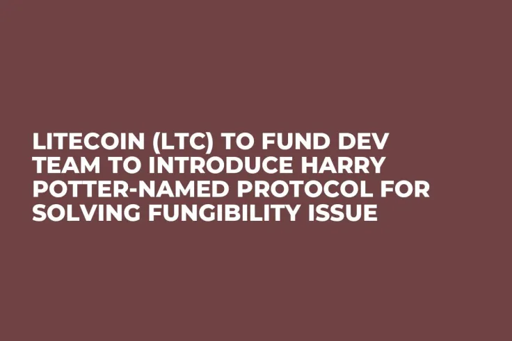 Litecoin (LTC) to Fund Dev Team to Introduce Harry Potter-Named Protocol for Solving Fungibility Issue