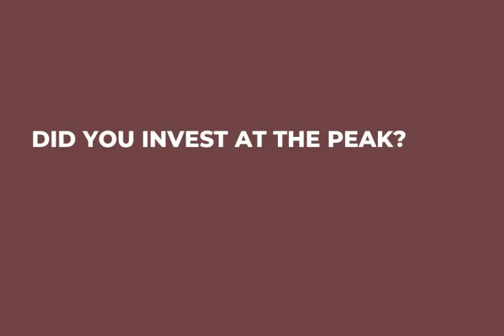 Did You Invest at the Peak?