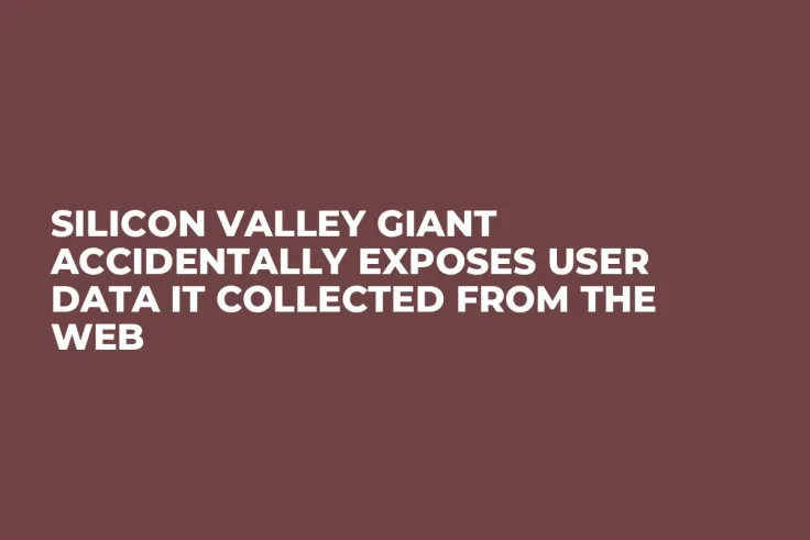 Silicon Valley Giant Accidentally Exposes User Data It Collected from the Web
