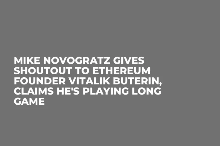 Mike Novogratz Gives Shoutout to Ethereum Founder Vitalik Buterin, Claims He's Playing Long Game