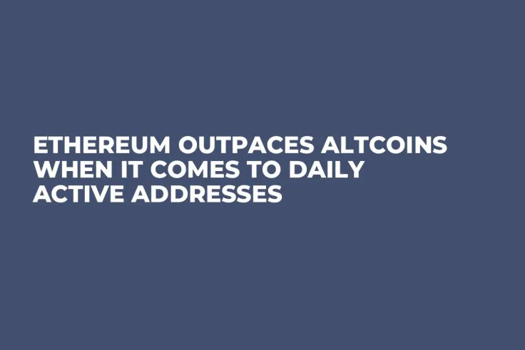 Ethereum Outpaces Altcoins When It Comes to Daily Active Addresses