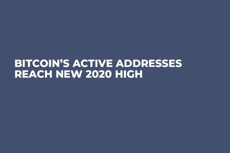 Bitcoin’s Active Addresses Reach New 2020 High