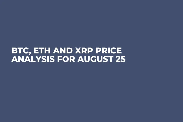 BTC, ETH and XRP Price Analysis for August 25