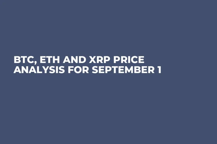 BTC, ETH and XRP Price Analysis for September 1