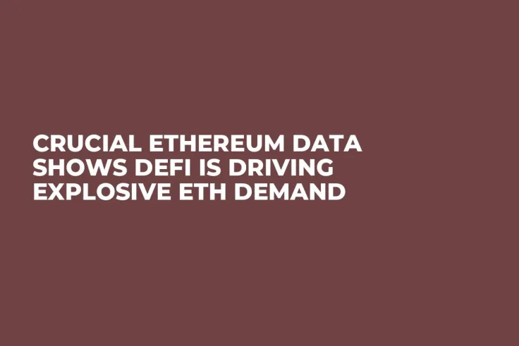 Crucial Ethereum Data Shows DeFi is Driving Explosive ETH Demand