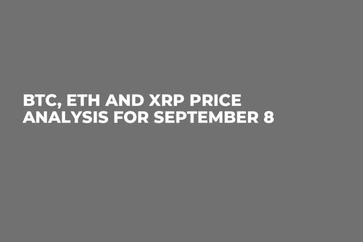 BTC, ETH and XRP Price Analysis for September 8