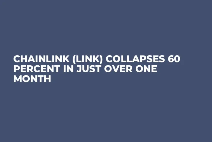 Сhainlink (LINK) Collapses 60 Percent in Just Over One Month