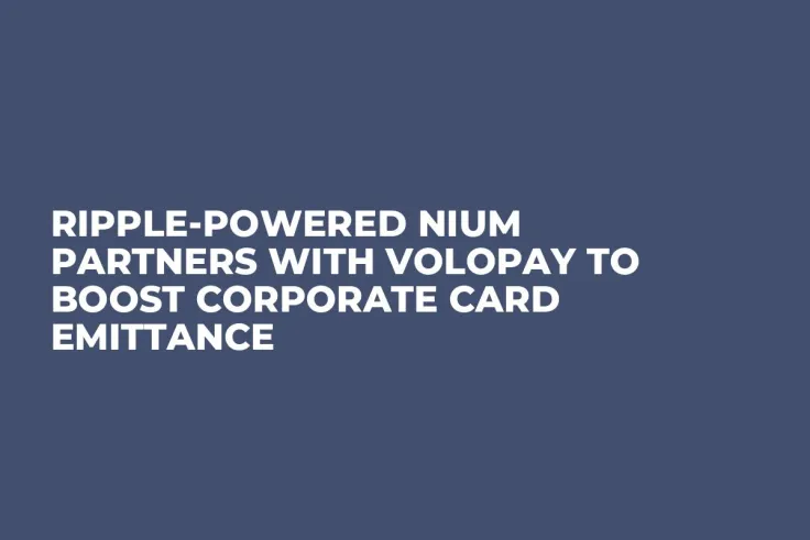 Ripple-Powered Nium Partners with Volopay to Boost Corporate Card Emittance