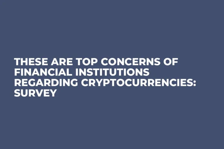 These Are Top Concerns of Financial Institutions Regarding Cryptocurrencies: Survey