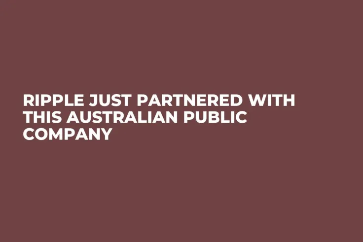Ripple Just Partnered with This Australian Public Company