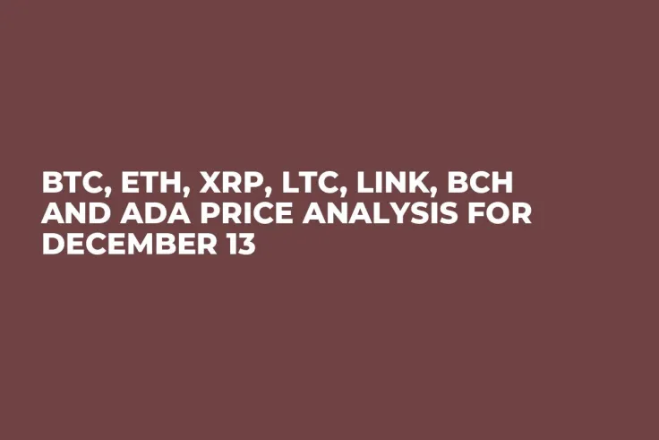BTC, ETH, XRP, LTC, LINK, BCH and ADA Price Analysis for December 13