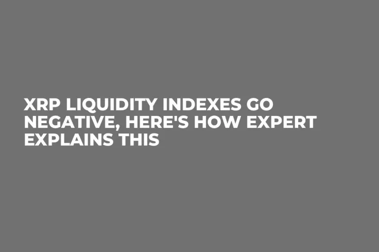 XRP Liquidity Indexes Go Negative, Here's How Expert Explains This