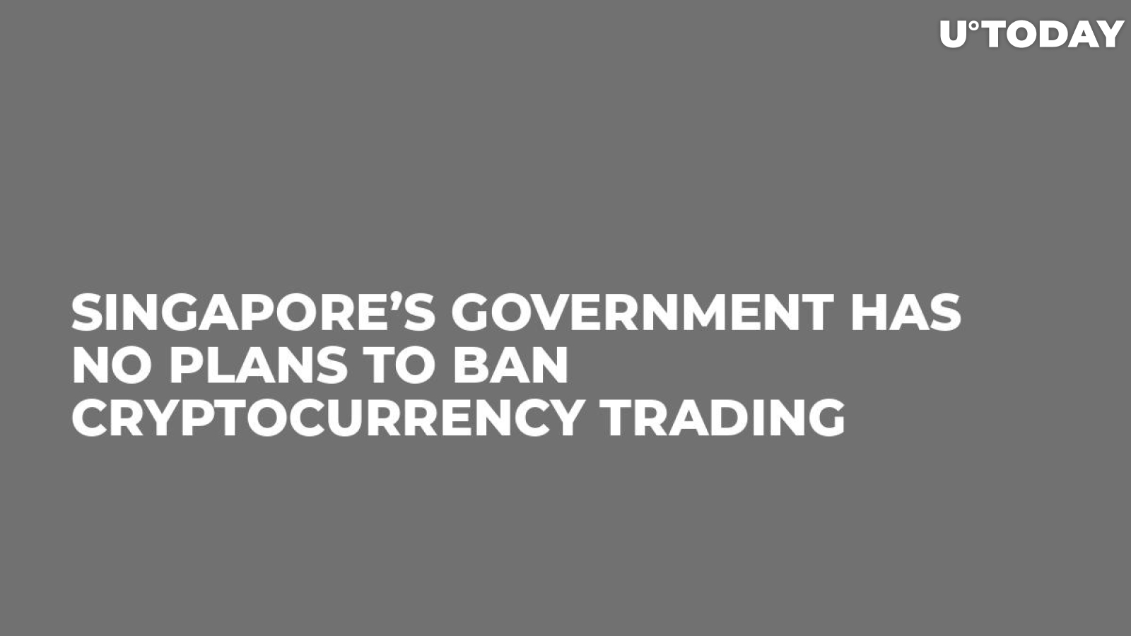 singapore government cryptocurrency