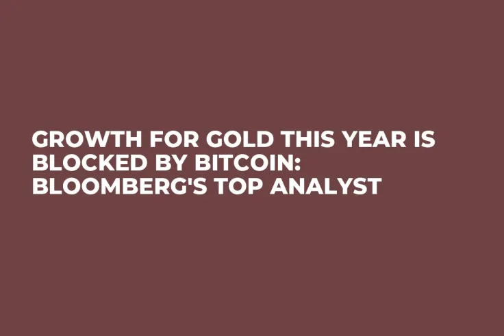 Growth for Gold This Year Is Blocked by Bitcoin: Bloomberg's Top Analyst