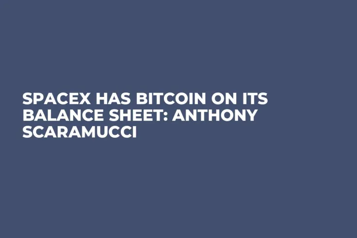 SpaceX Has Bitcoin on Its Balance Sheet: Anthony Scaramucci 