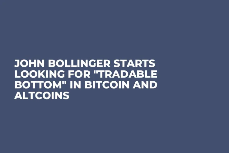 John Bollinger Starts Looking for "Tradable Bottom" in Bitcoin and Altcoins