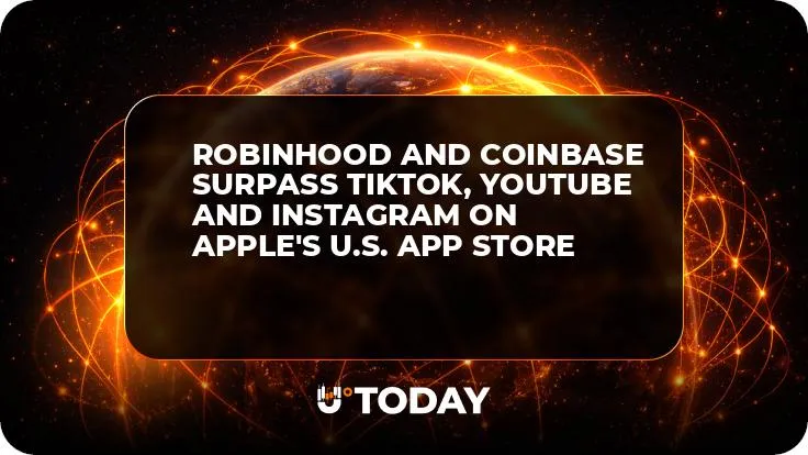 Robinhood and Coinbase Surpass TikTok, YouTube and Instagram on Apple's U.S. App Store