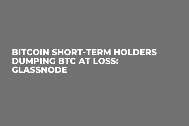 Bitcoin Short-Term Holders Dumping BTC at Loss: Glassnode