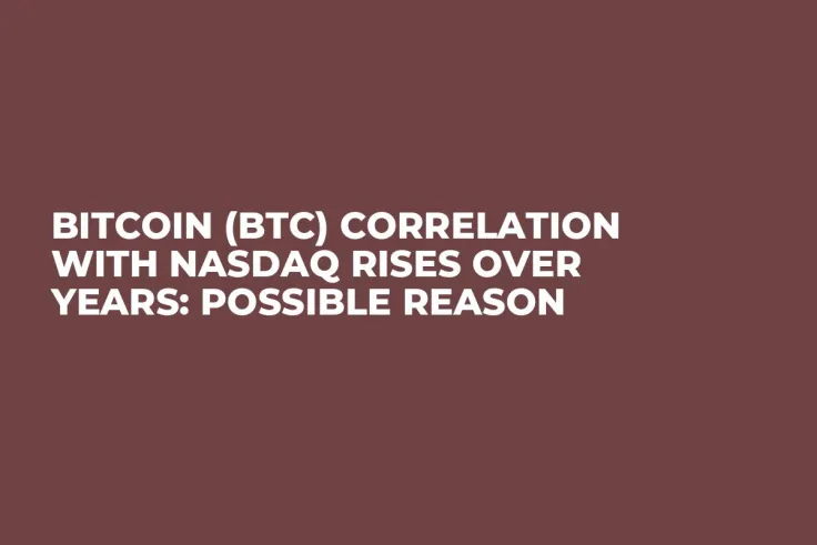Bitcoin (BTC) Correlation With NASDAQ Rises Over Years: Possible Reason