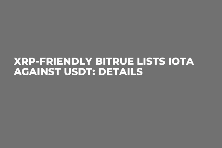 XRP-Friendly Bitrue Lists IOTA Against USDT: Details