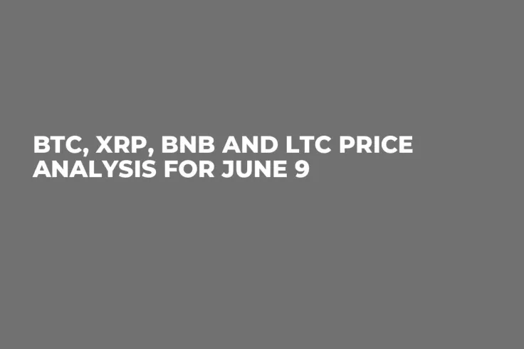 BTC, XRP, BNB and LTC Price Analysis for June 9