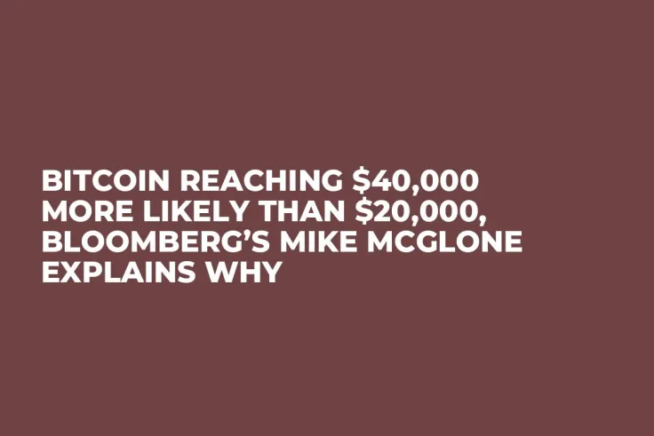 Bitcoin Reaching $40,000 More Likely Than $20,000, Bloomberg’s Mike McGlone Explains Why