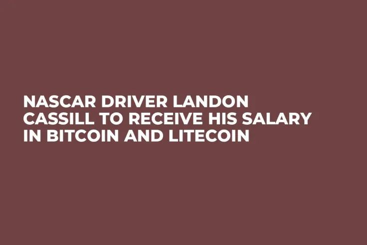 NASCAR Driver Landon Cassill to Receive His Salary in Bitcoin and Litecoin
