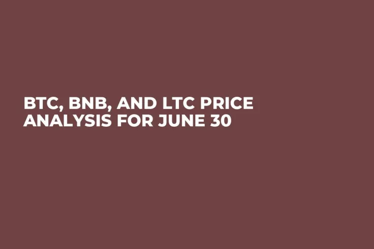 BTC, BNB, and LTC Price Analysis for June 30