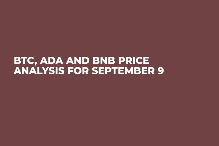 BTC, ADA and BNB Price Analysis for September 9