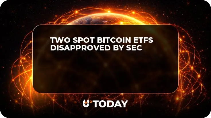 Two Spot Bitcoin ETFs Disapproved by SEC