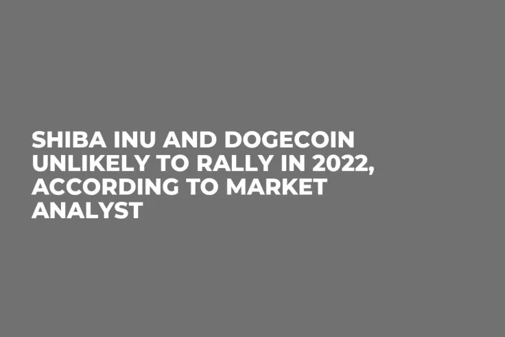 Shiba Inu and Dogecoin Unlikely to Rally in 2022, According to Market Analyst