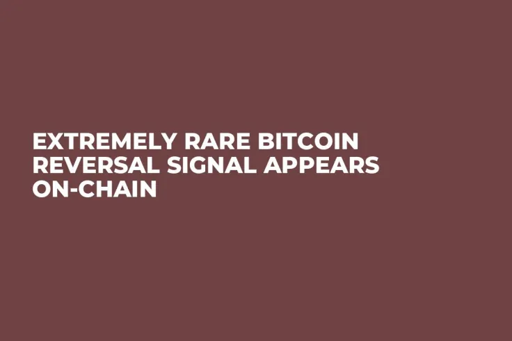 Extremely Rare Bitcoin Reversal Signal Appears On-Chain