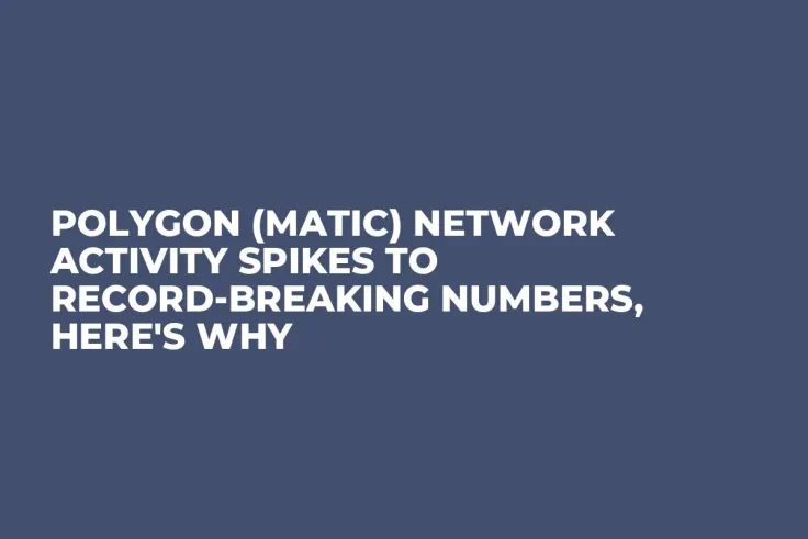 Polygon (MATIC) Network Activity Spikes to Record-Breaking Numbers, Here's Why