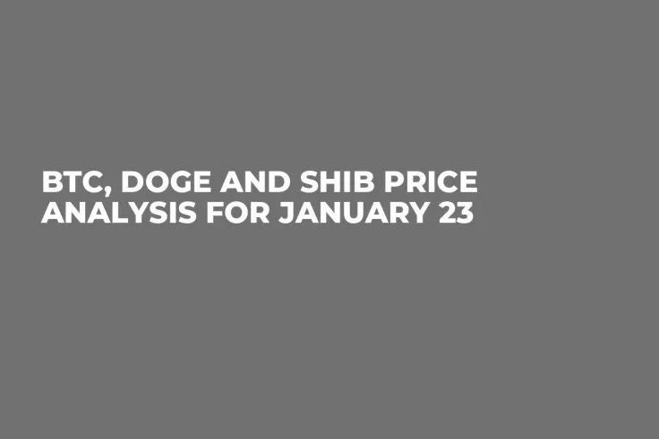 BTC, DOGE and SHIB Price Analysis for January 23