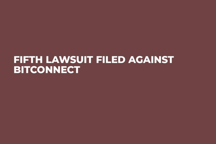 Fifth Lawsuit Filed Against BitConnect