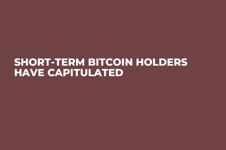 Short-Term Bitcoin Holders Have Capitulated