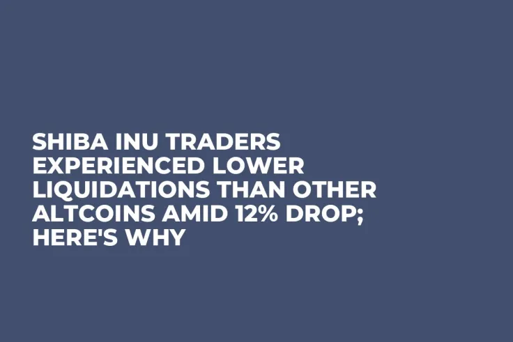 Shiba Inu Traders Experienced Lower Liquidations Than Other Altcoins Amid 12% Drop; Here's Why