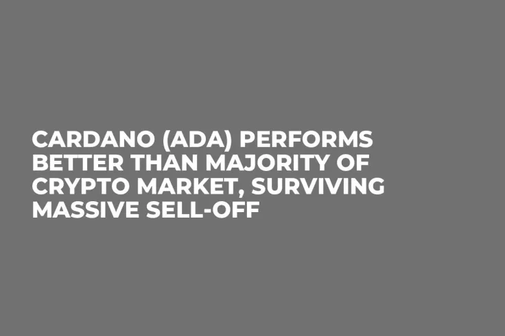 Cardano (ADA) Performs Better Than Majority of Crypto Market, Surviving Massive Sell-Off