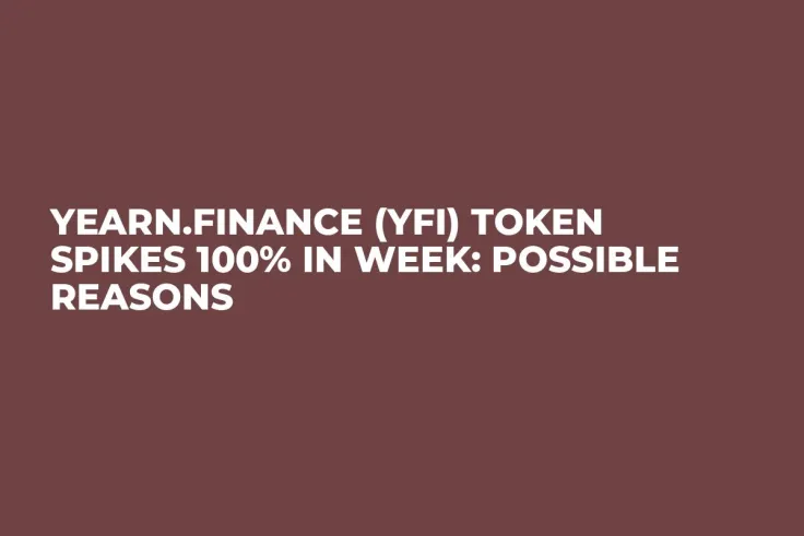 Yearn.Finance (YFI) Token Spikes 100% in Week: Possible Reasons